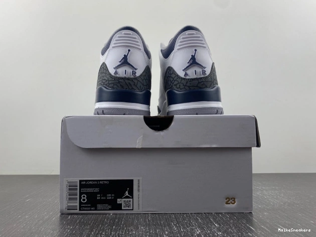 MaikeSneakers Midnight Navy CT8532-140 Air 3 Jordan 0711